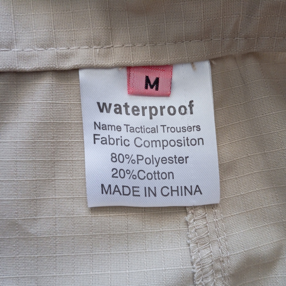 Women's Beige V2 Tactical Cargo Pants-M - Picture 7 of 7